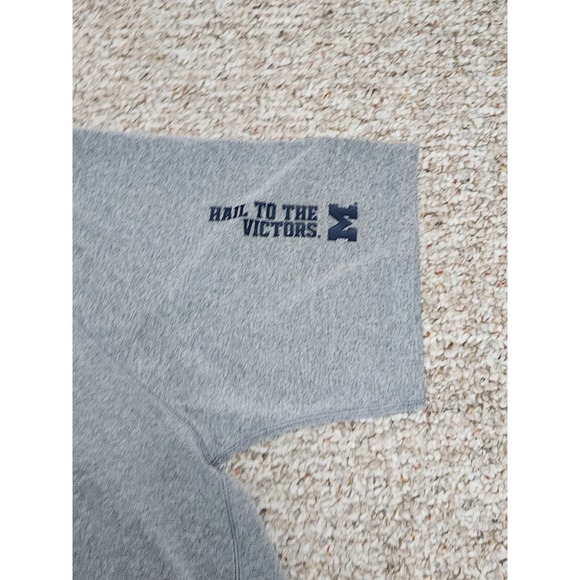 Adidas Climalite University Of Michigan Football Shirt Size XL Gray - Picture 3 of 13